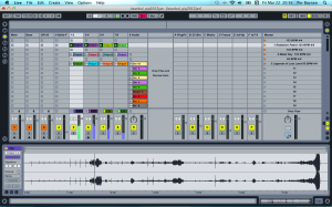 Ableton Live, stage screen