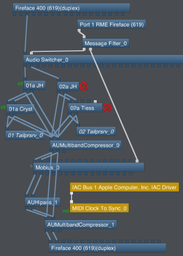 syncing in Bidule